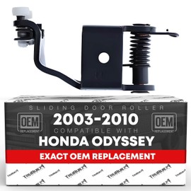 T1A Sliding Door Roller Assembly, Upgraded Metal Driver Side - Compatible with 2005-2010 Honda Odyssey EX, Odyssey EX-L, Odyssey Touring - Center Male Roller Replacement - OEM 72561-SHJ-A21, 924-128