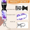 Blue Purple Butterfly Lavender ID Badge Holder Lanyard and Retractable
