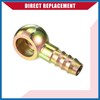 A ABSOPRO Banjo Bolt Hose Barb Fitting/Inner Brake Fuel Line
