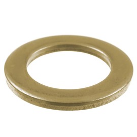 SECCARO Door Raiser Rings Diameter 10.2 x 16.0 x 2.0 mm Brass Plated Iron Pack of 20