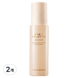 Nature Republic Snail Solution Skin Booster, 130ml, 2 pcs / 네이처리퍼블릭 스네일 솔루션 스킨 부스터, 130ml, 2개