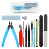 TOVOT 16PCS Model Tools Hobby Building Tools Craft Set Modeler