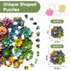 Mys Aurora Succulent Wooden Puzzles for Adults, 200 Piece Unique