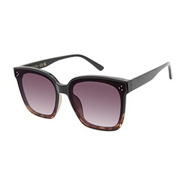 Jessica Simpson Womens J6128 Retro Square Sunglasses With Uv400 Protection. Glam Gifts For Her, 62 Mm, Black Tortoise, 62 Mm US