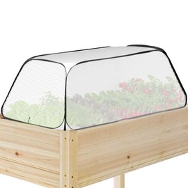 Garden Rows Plants Cover Pop Up Freeze Protection Greenhouse Accelerator Cover 45" x 21.6" x 16" Portable Mini Grow Plant Cover for Protecting Vegetables Fruits Plant Raised Garden Beds Vegetable Rows