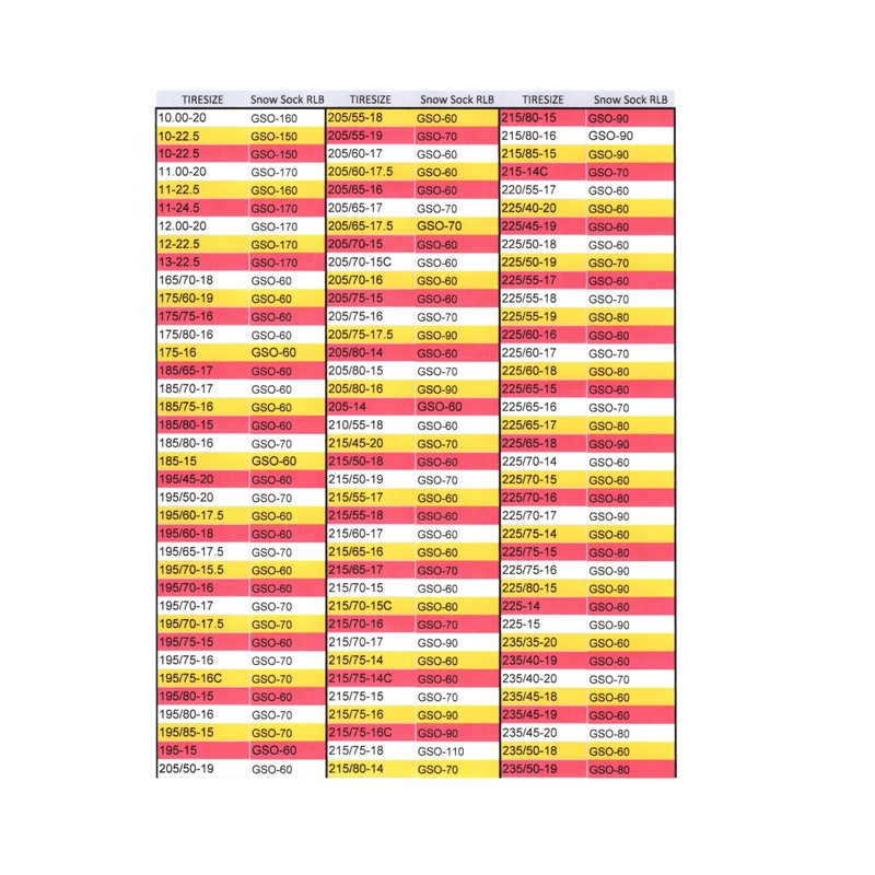 Grizzlar GSO-60 Snow Sock