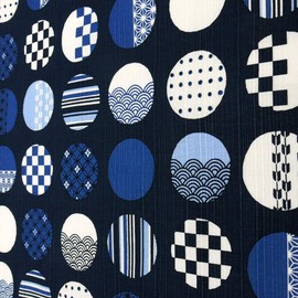 Hamamonyo Kofu (Furoshiki, 19.7 inches (50 cm), Large Dama Pattern, Con