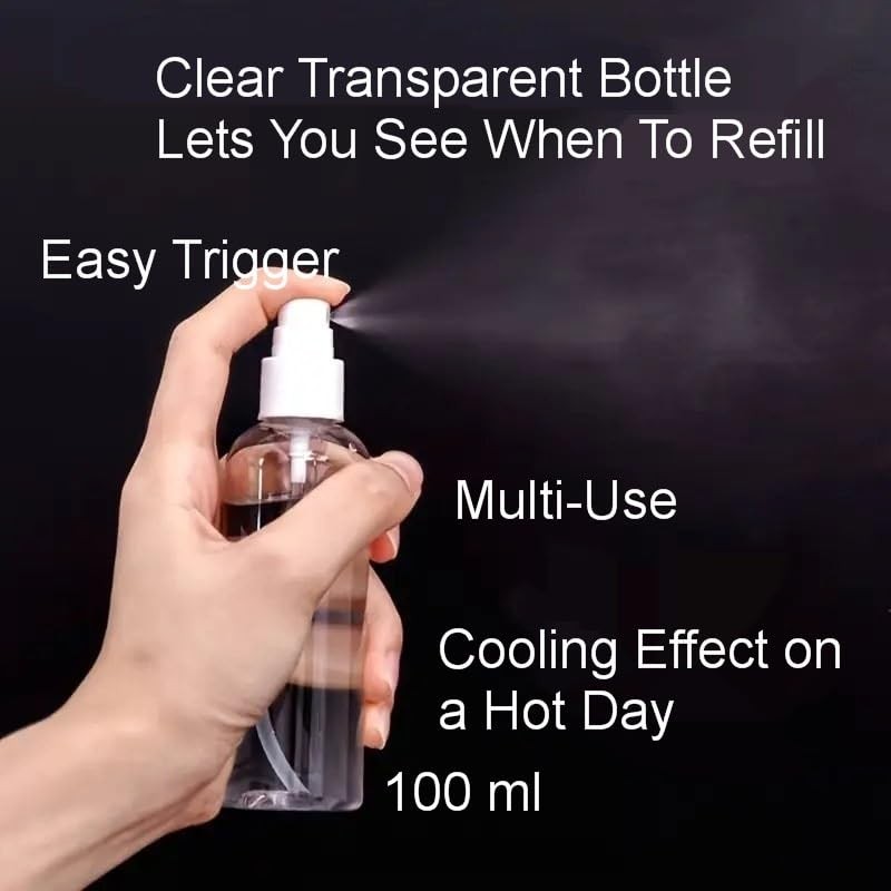 Dependable Industries inc. Essentials 10 Pack 100ml Mini Refillable Spray