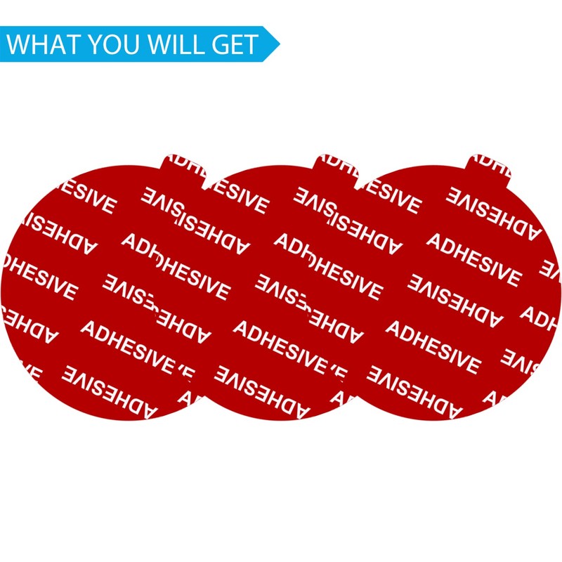 Dashboard Pad Mounting Disk Sticky Adhesive Replacement Kit, PKYAA 3pcs