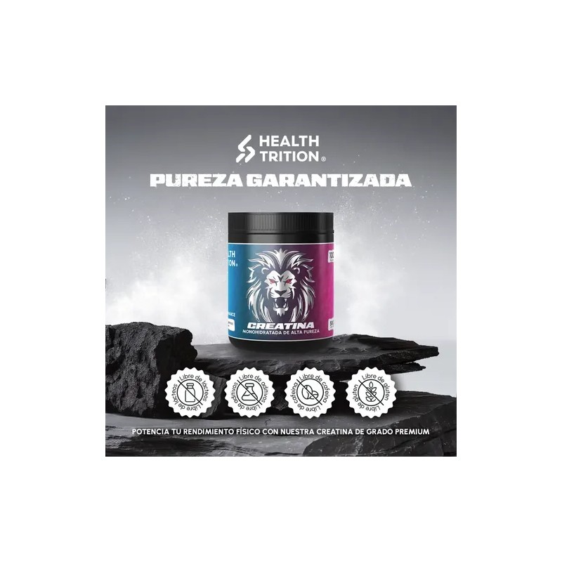 Creatina Monohidratada 500g Healthtrition Sin Sabor