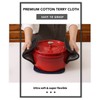 Pot Holders Cotton Made Machine Washable Heat Resistant Potholder Pot