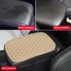 Adunsiaoto Leather Car Centre Console Cover, Car Centre Console Cushion
