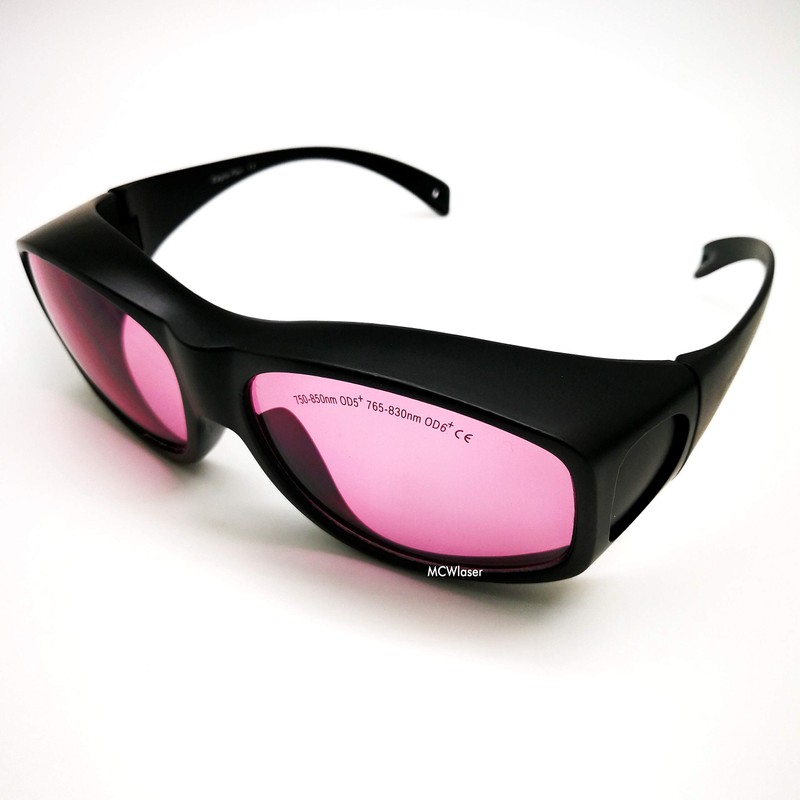 MCWlaser Laser Safty Safety Glasses 750-850 & 765-830nm Typical for