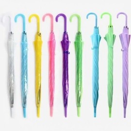 컬러 투명 데일리 반자동 비닐우산 클래식 반투명 장 (WFJBGP6) Color Transparent Daily Semi-Automatic Vinyl Umbrella Classic Semi-Transparent Cover (WFJBGP6)