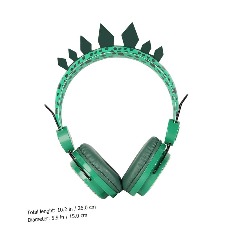 Gadpiparty Over Ear Headphones for Microphone Adorable Dinosaur Design Volume