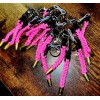 Fish bone EDC PINK!!! paracord bullet,, Keychain Paracord !!! all