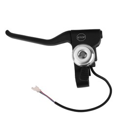 Felixstory Scooter Handle Brake Lever with Bell Fit for Gotrax GXL V2 Electric Scooter, Left Handbrake, Aluminum Alloy, Rust-Resistant, Waterproof