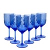 Yalin Set of 6 Unbreakable 15 oz Acrylic Plastic Wine