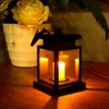 LED Outdoor Solar Lantern Garden Hanging Solar Lamp with Decorative