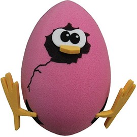 Cute Pink Chick Egg Car Aerial Ball Antenna Topper OR Dashboard Wobbler! (one P&P charge no matter how many items you buy from Aerialballs.)