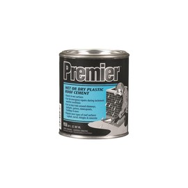 Henry, WW Company PR350030 Henry Premier Wet or Dry Black Plastic Roof Cement, 30 Oz, 12 g