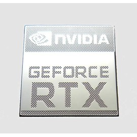 VATH Made Metal Sticker Compatible with NVIDIA Geforce RTX 18 x 18mm / 11/16" x 11/16" [1043]