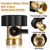 Tudomro 12 Pack Heavy Duty Brass Shut off Valve Garden
