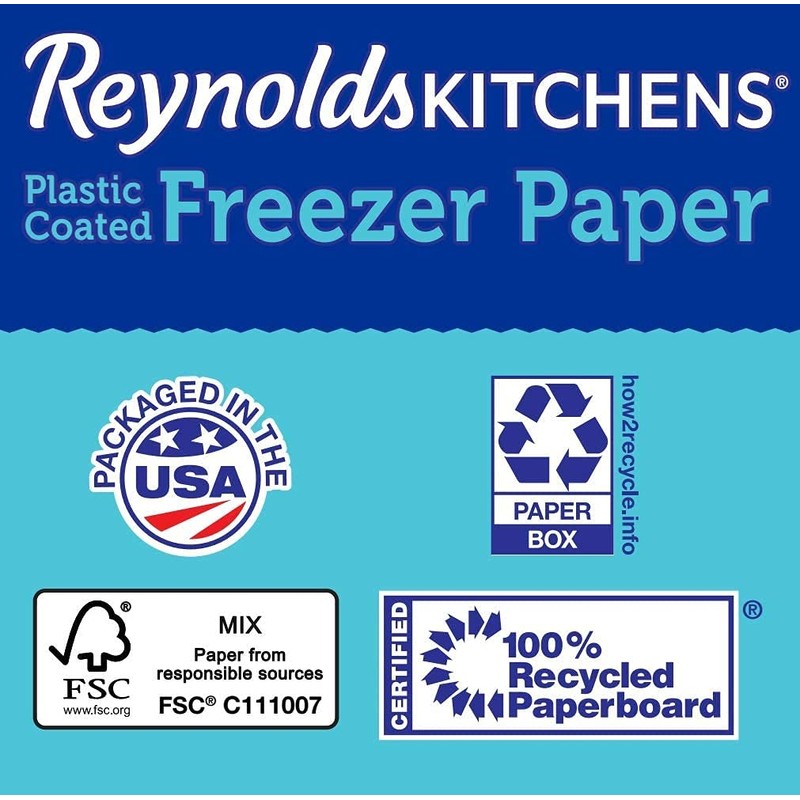 Reynolds Kitchens Freezer Paper - 50 Square Foot Roll, White
