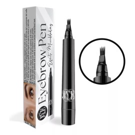 JYE Pincel Jye Boligrafo Efect Microblading  Color Negro Eyebrow