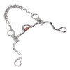 120mm Horse Mouth Snaffle with Chain Stainless Steel Horse Bit