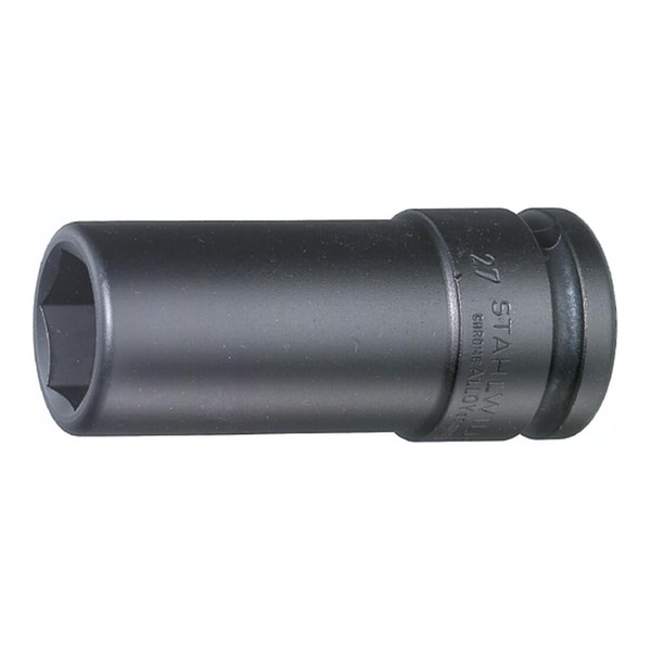 Stahlwille 25090030 3/4" Extra Deep Impact Socket, 30mm Size, Thin-walled