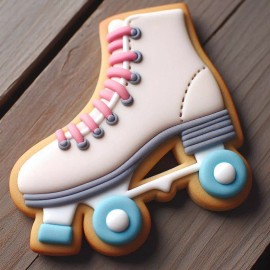 Unbranded Roller Skate Cookie Cutter 3.75'' Metal 80's Birthday Party