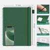 RETTACY Notebook B5 Lined, Lightweight Ring Binder, Diary 140 Sheets