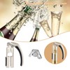 Champagne Bottle Opener and Bottle Stopper, Portable Zinc Alloy Sparkling
