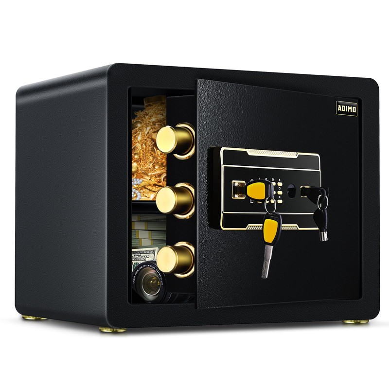 ADIMO Home Safe Box, 1.2 Cubic Feet Security Safe with