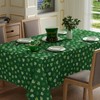 XCHI Green Shamrocks St. Patrick's Day Tablecloth Rectangle Table Cloth