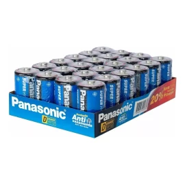 Panasonic Pila Panasonic Carbon Zinc Azul D Charola C/24 1.5v Um-1uhs
