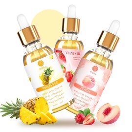 3PCS Yoni Oil for Women Organic Feminine Oil, Ph Balance Remove Odor, Peach Strawberry Pineapple Essential Oil, All Natural Essential Oil, 1 fl oz/pc