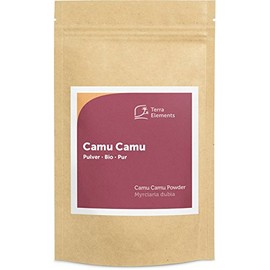 Terra Elements Organic Camu Camu Powder, 100 g, Rich in Vitamin C, 100% Pure, Vegan, Raw Food