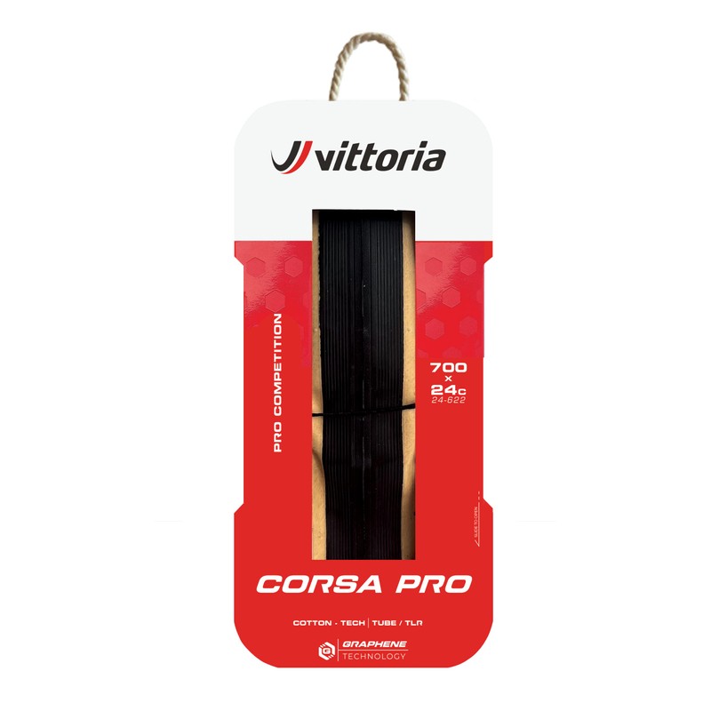 Vittoria Corsa Pro 700x28c Fold TLR Black Tan G2.0
