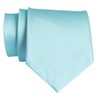 QBSM New Polyester Textile Men's Neckties Solid Color Neck Ties