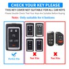 QBUC for Jeep Key Fob Cover Compatible with 2021 2022