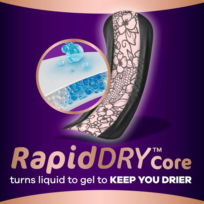 Always Discreet Boutique Incontinence Pads, for Bladder Leaks, Extra Heavy