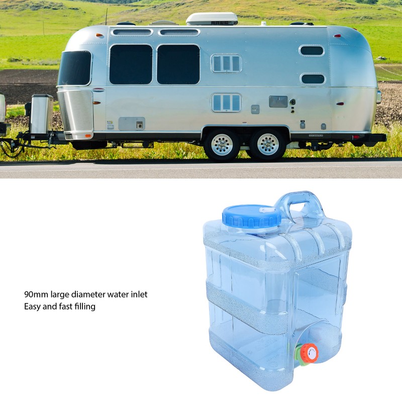 15L RV Water Tank Food Grade PC Portable Transparent Fresh