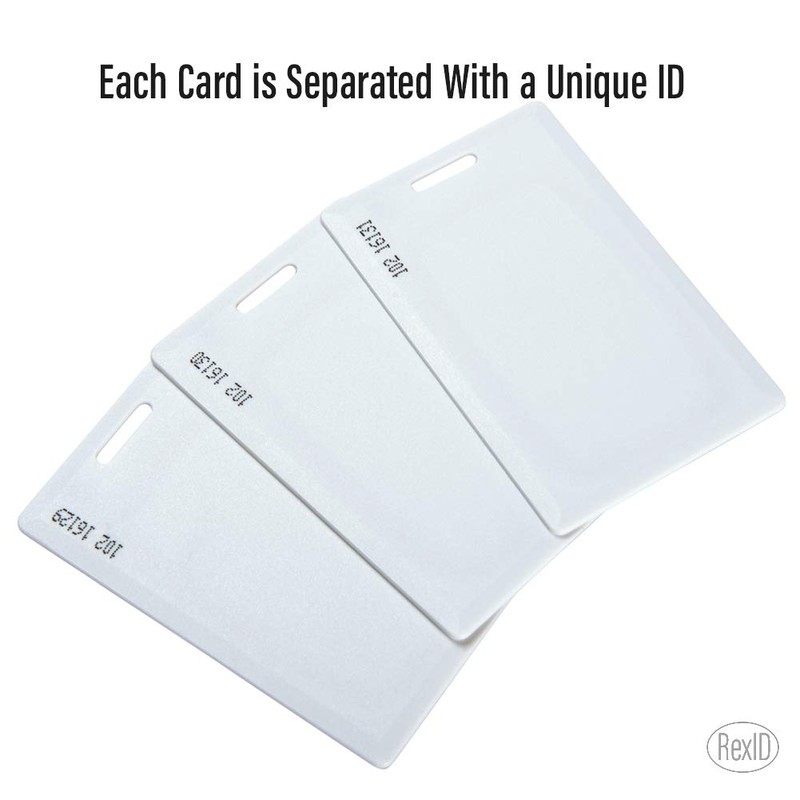 Default Programmed RexID H10301 Clamshell Proximity Card for Access Control