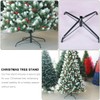 Mttbiuu Christmas Tree Stand- Xmas Tree Bracket Iron Christmas Tree