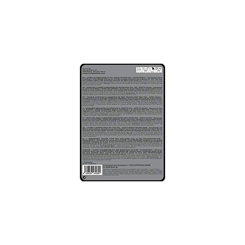 Iroha Divine Collection Hydra Glowing Face Mask with Platinum &