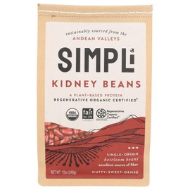 Simpli Beans Kidney Regenerative Organic 12.0 oz (Pack of 8)