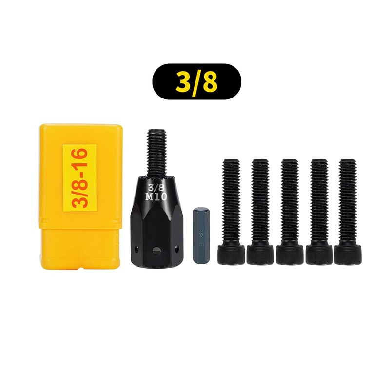 HIFESON Pneumatic Self-Locking Rivet Nut Gun Head(Replacement Mandrel Each 5pcs）for