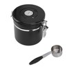 1.2L Coffee Canister Stainless Steel Sealing Storage Jar Food Storage